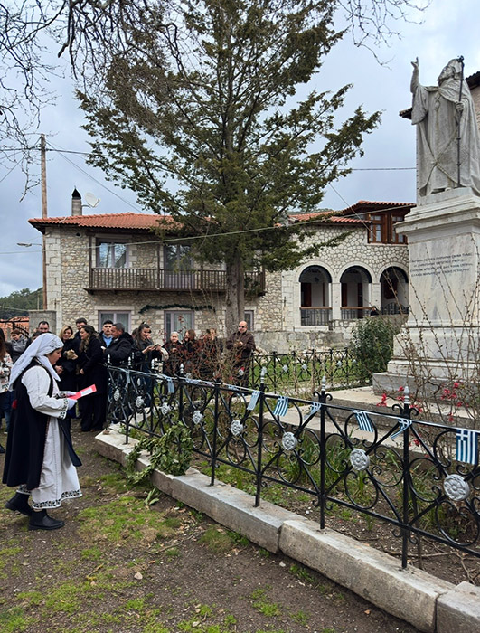 Ο Εορτασμός 25ης Μαρτίου στη Δημητσάνα 